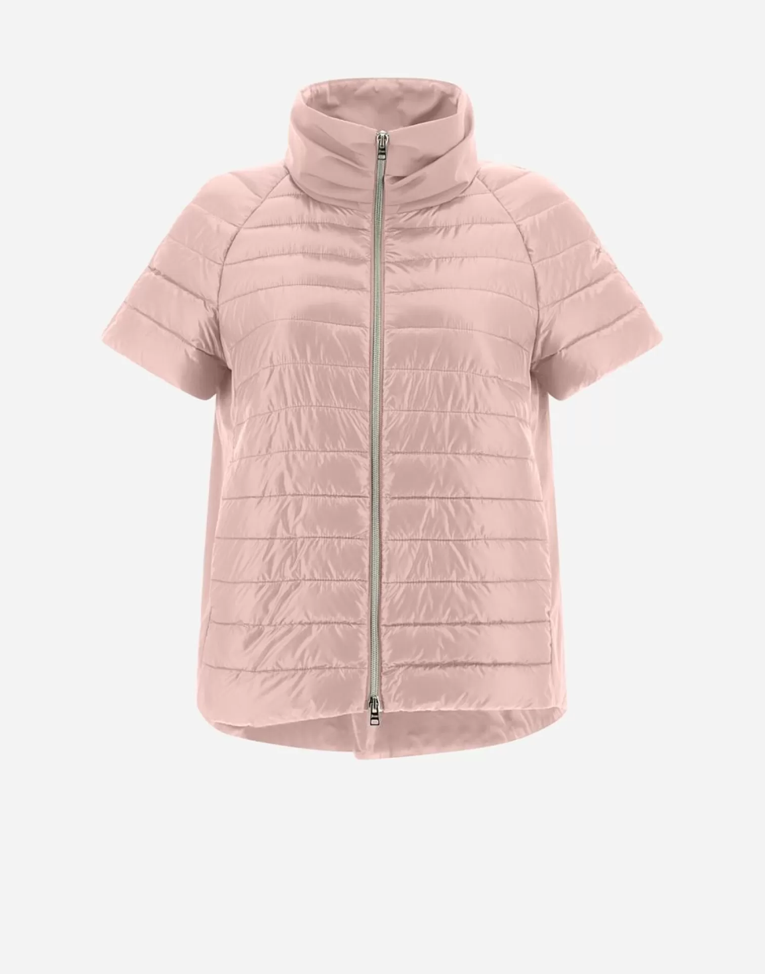 Herno Doudounes Courtes>Cape In Nylon Ultralight & New Techno Taffeta Pink