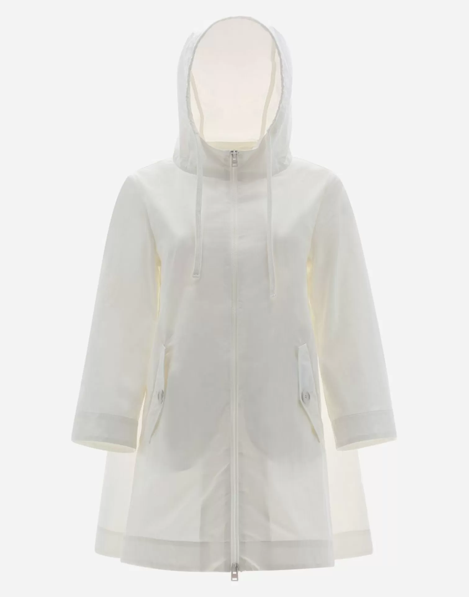 Herno Parkas Et Vestes>Globe Parka In Biodegradable Seawater White