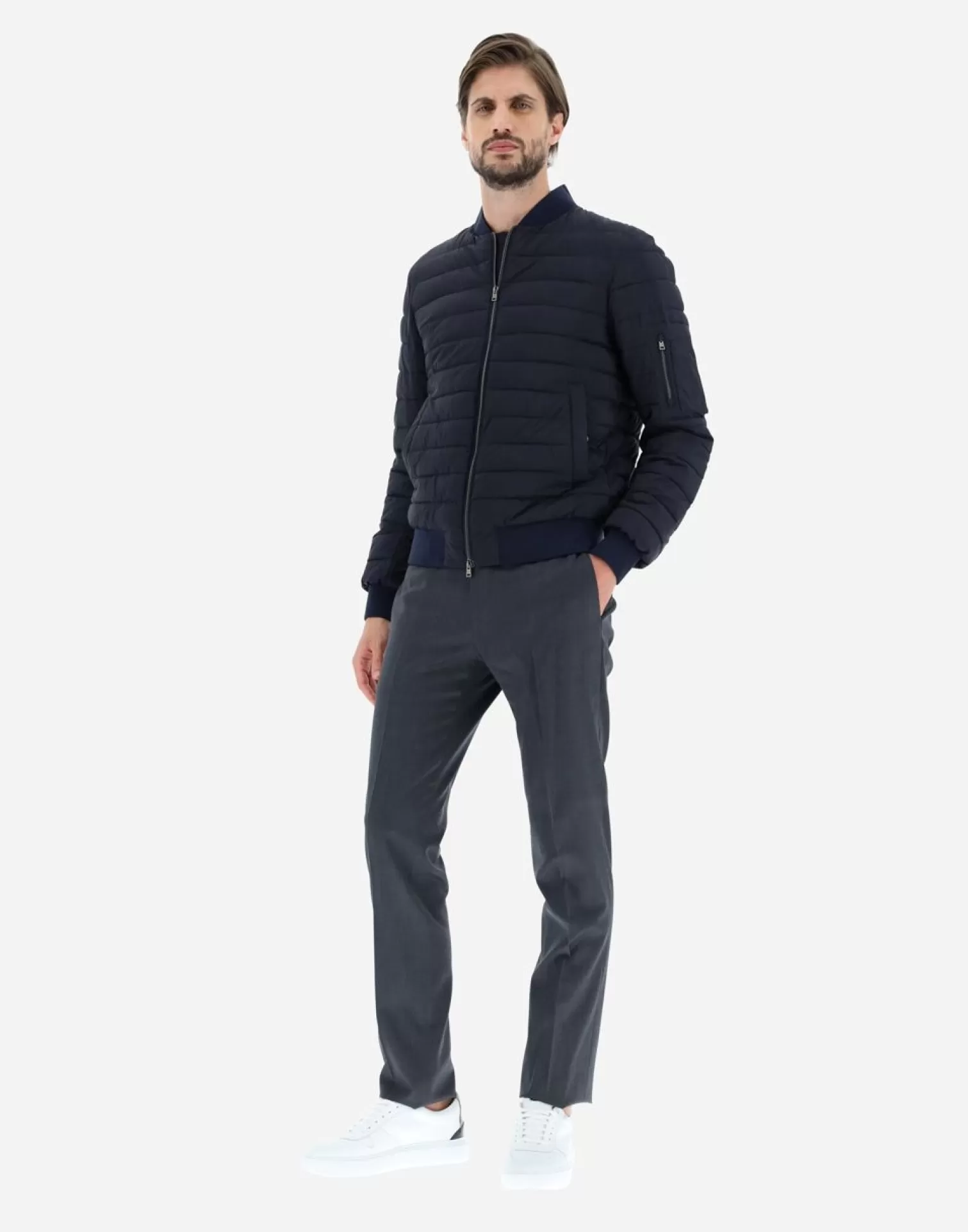Herno Doudounes Courtes>Il Bomberino Navy Blue