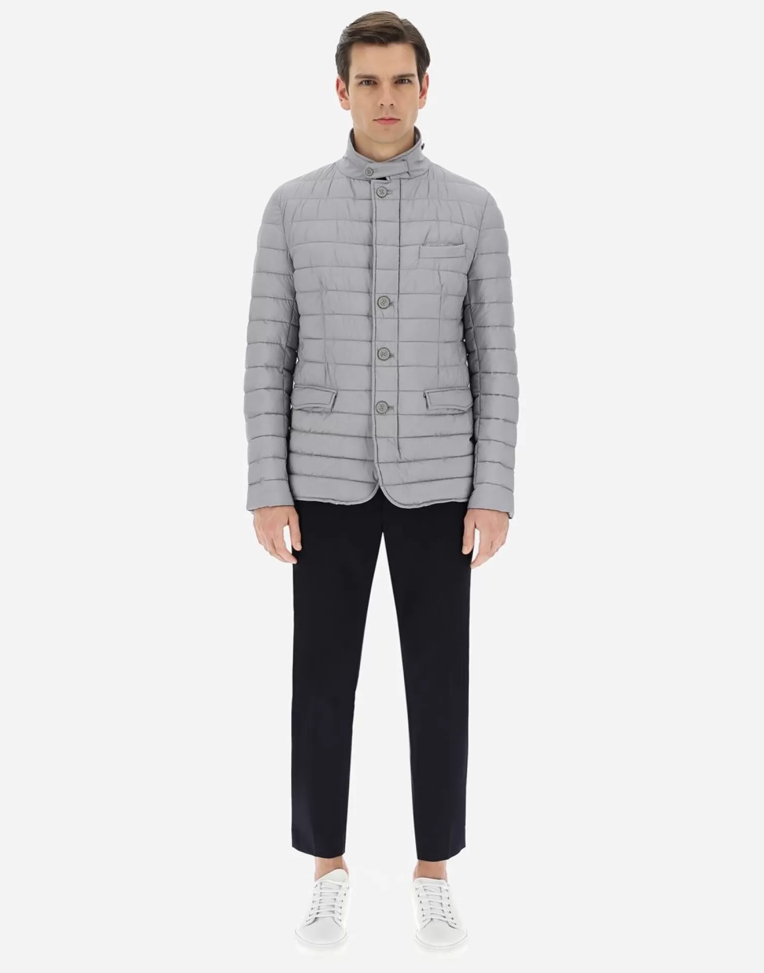 Herno Doudounes Courtes>Il Giacco Light Grey