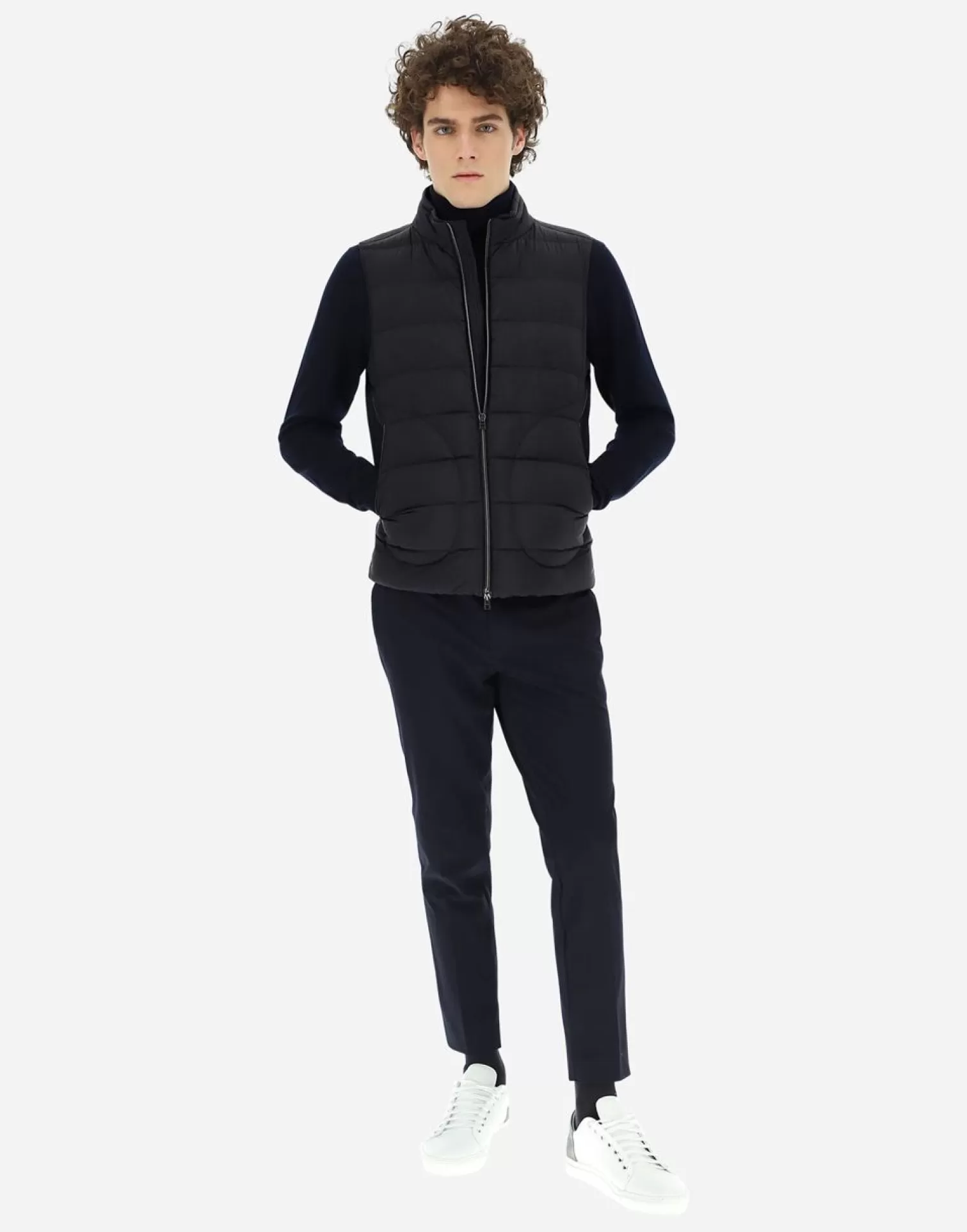 Herno Doudounes Courtes>Il Gilet Navy Blue