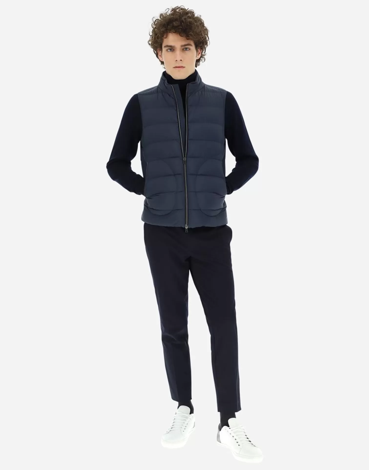 Herno Doudounes Courtes>Il Gilet Blue