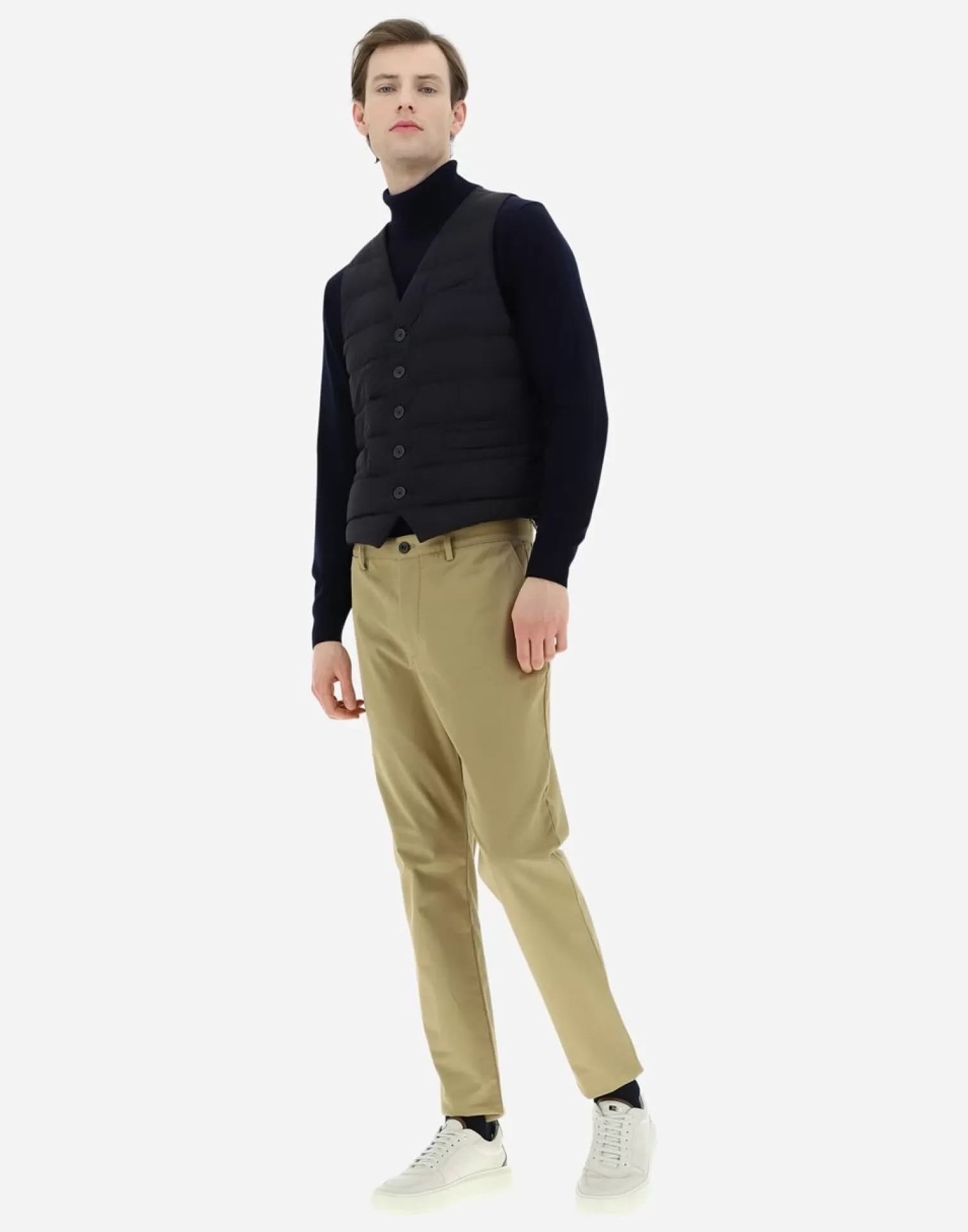 Herno Doudounes Courtes>Il Panciotto Navy Blue