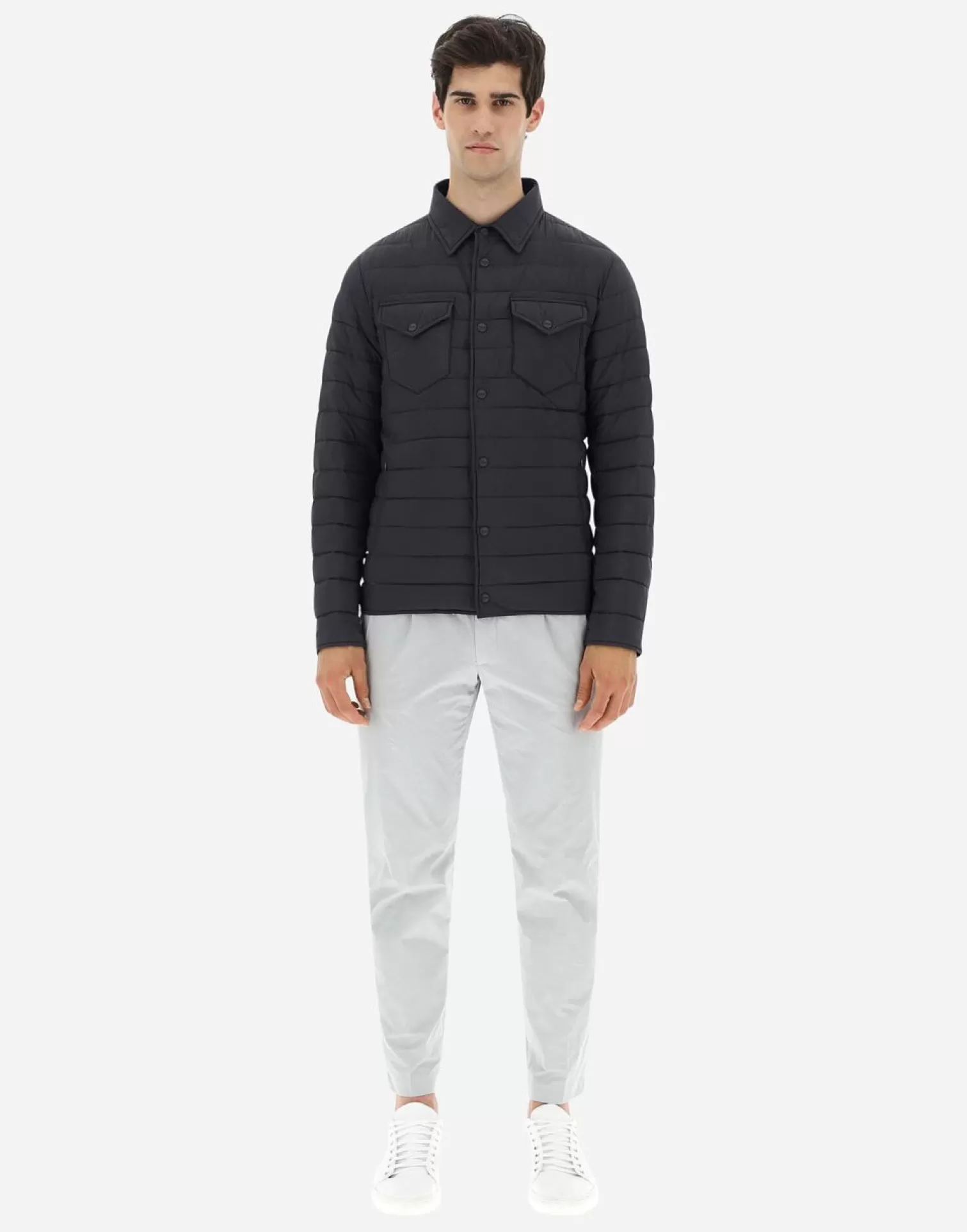 Herno Doudounes Courtes>La Camicia Navy Blue