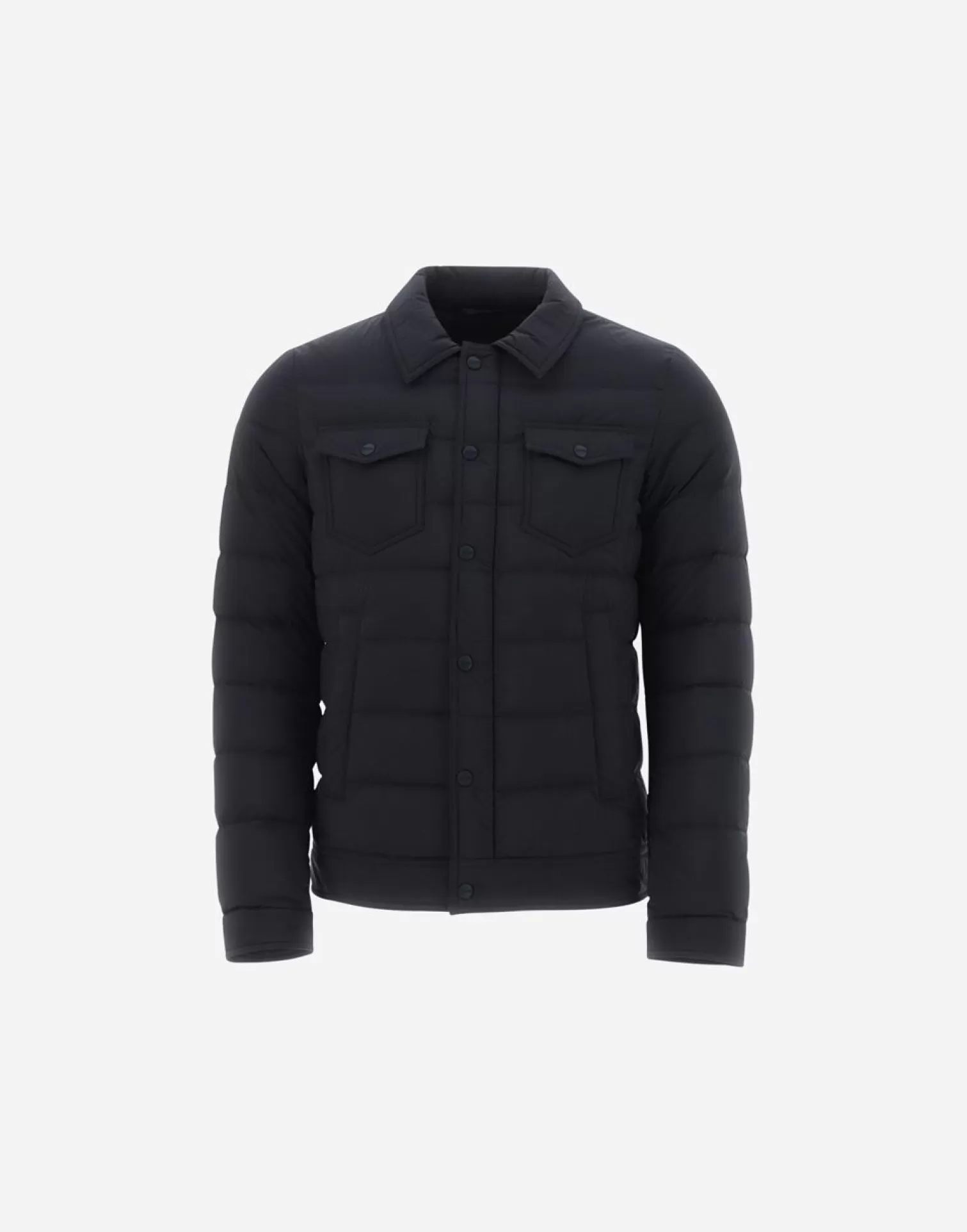 Herno Doudounes Courtes>La Denim Jacket Navy Blue