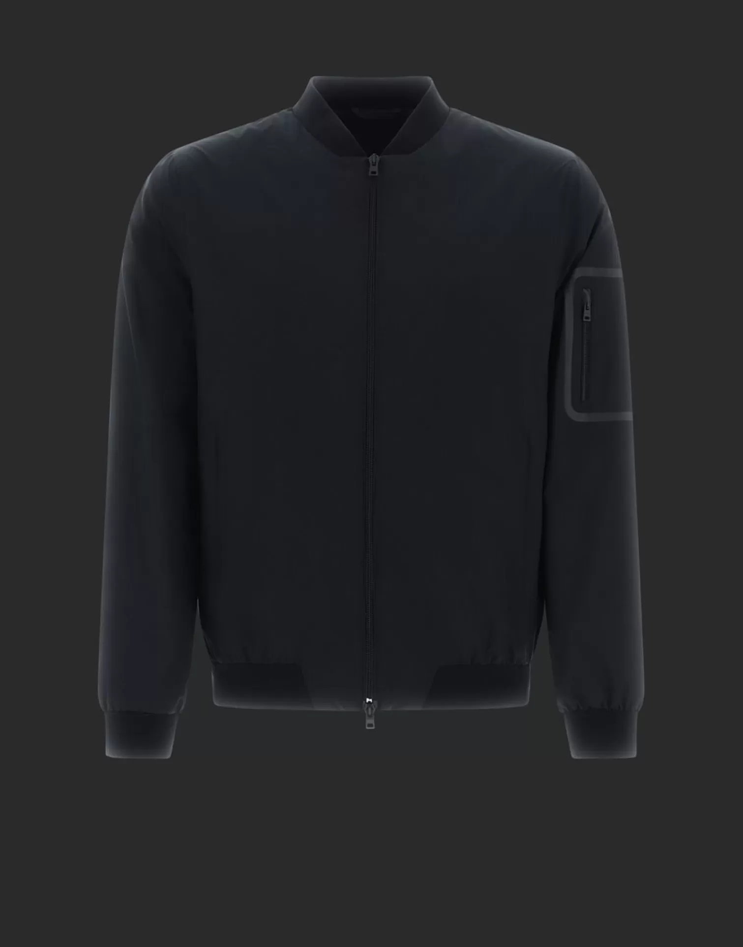 Herno Bomber>Laminar Gore-Tex Windstopper Bomber Black