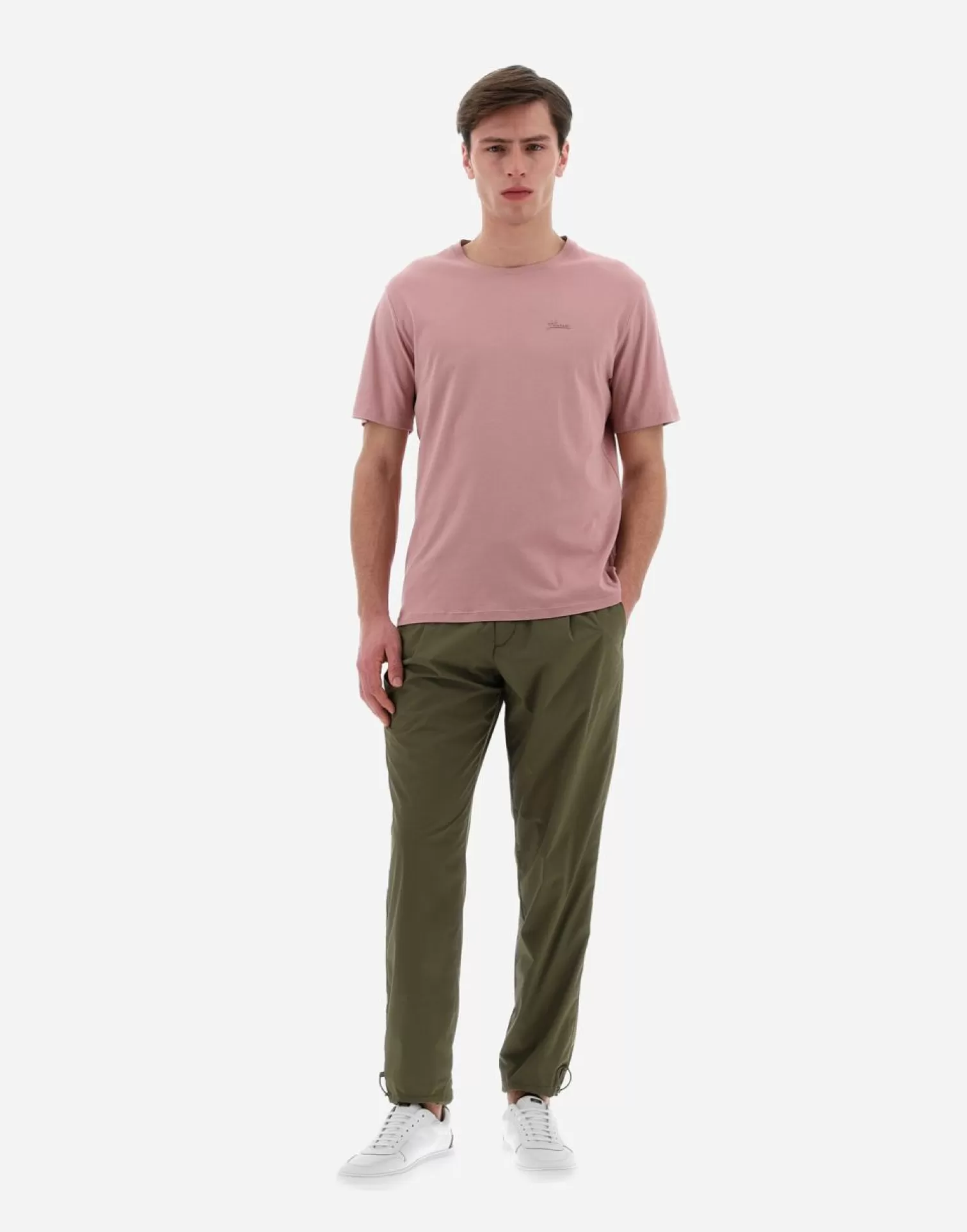 Herno T-Shirts Et Polos>Resort T-Shirt In Basic Cotton Pink