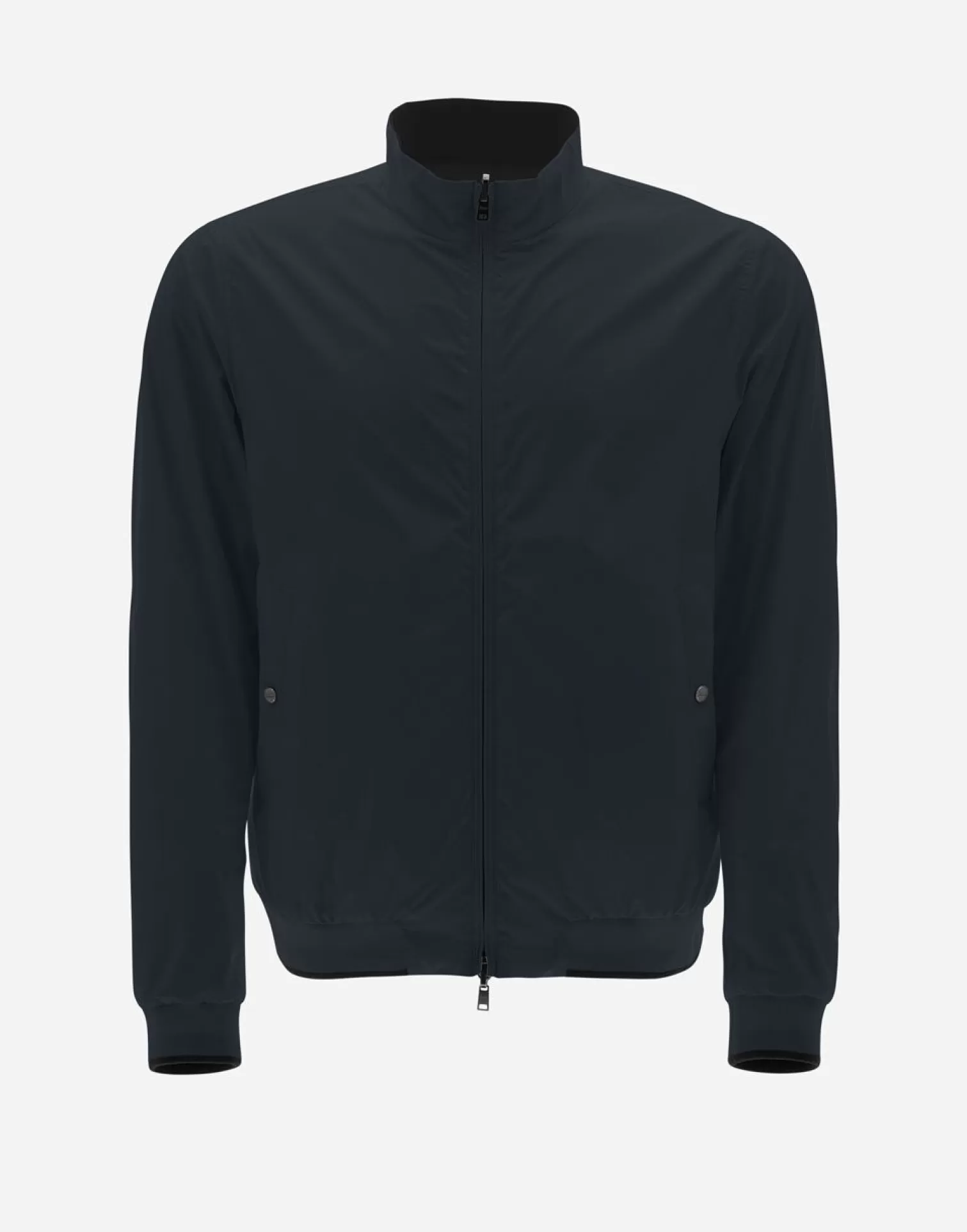 Herno Bomber>Reversible Millionaire Microfibre & Nuage Bomber Jacket Blue/Grey