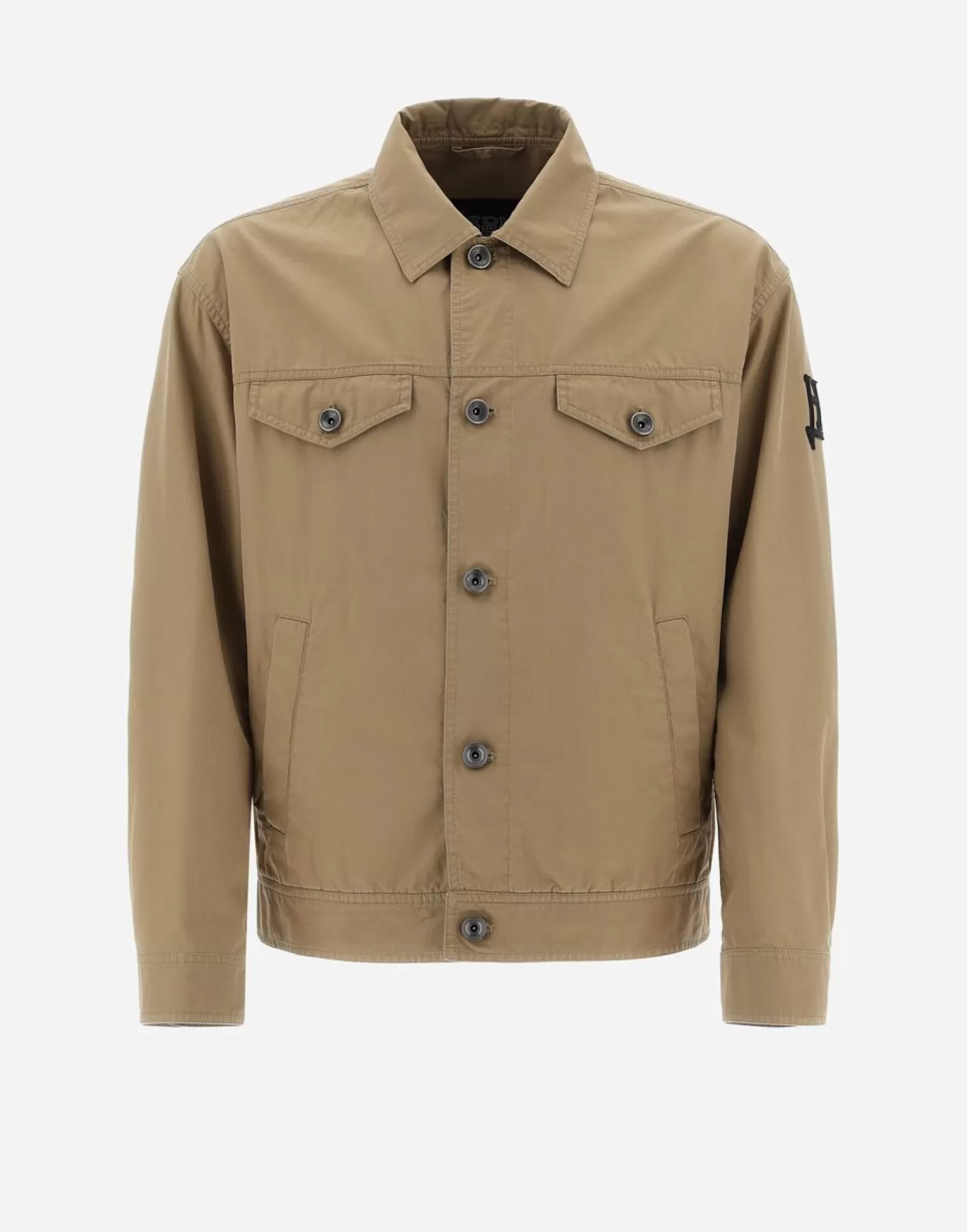 Herno Chemises>Shirt In Tigri Camel