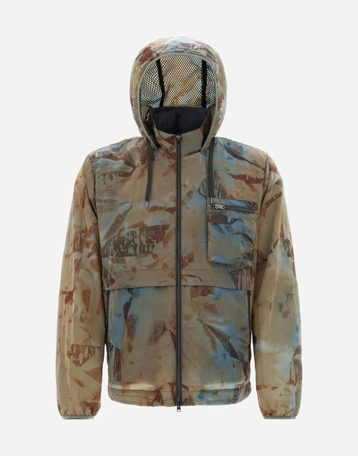 Herno Bomber>Sportswear Sprayed Bomber Jacket Teal