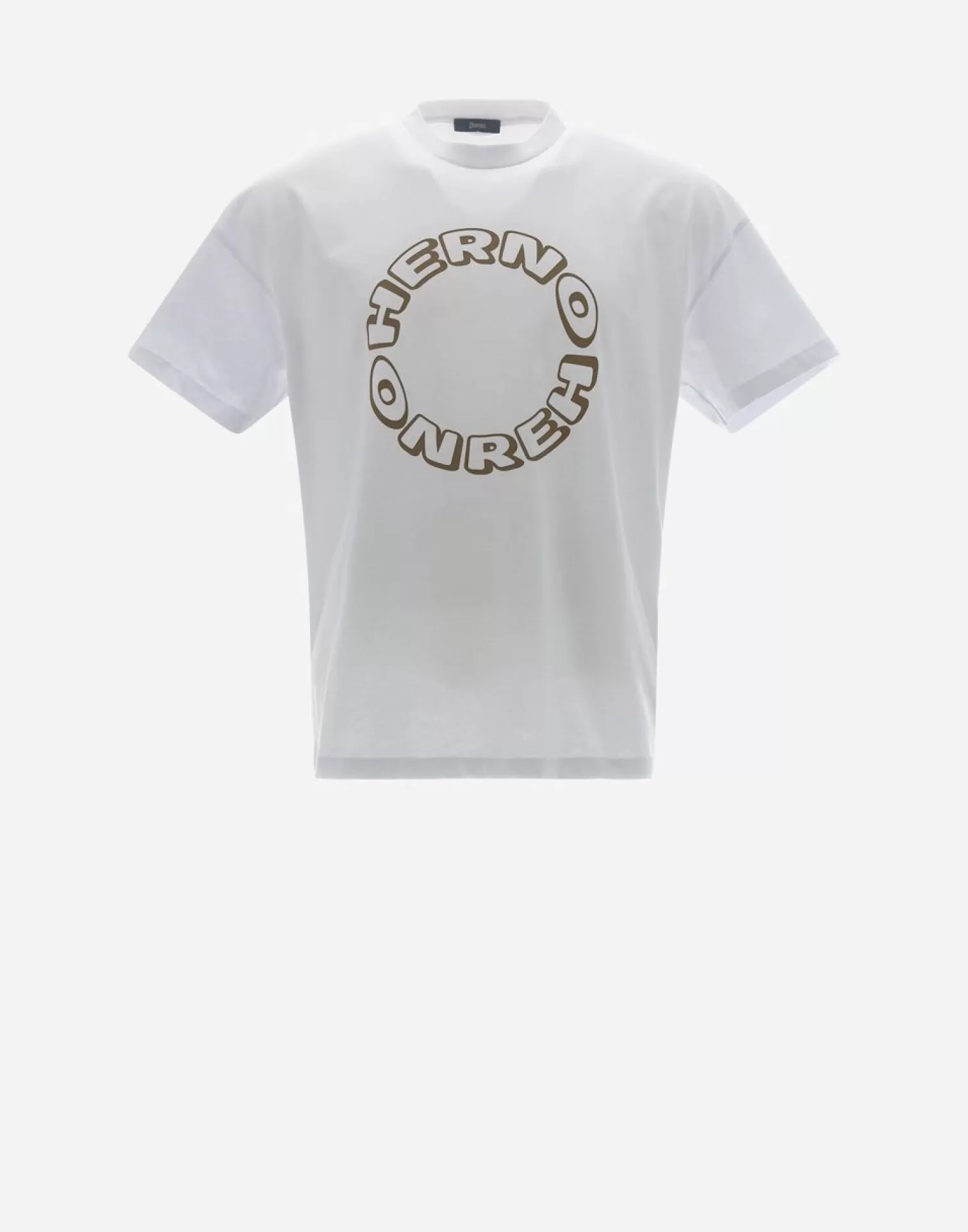 Herno T-Shirts Et Polos>T-Shirt In Compact Jersey White