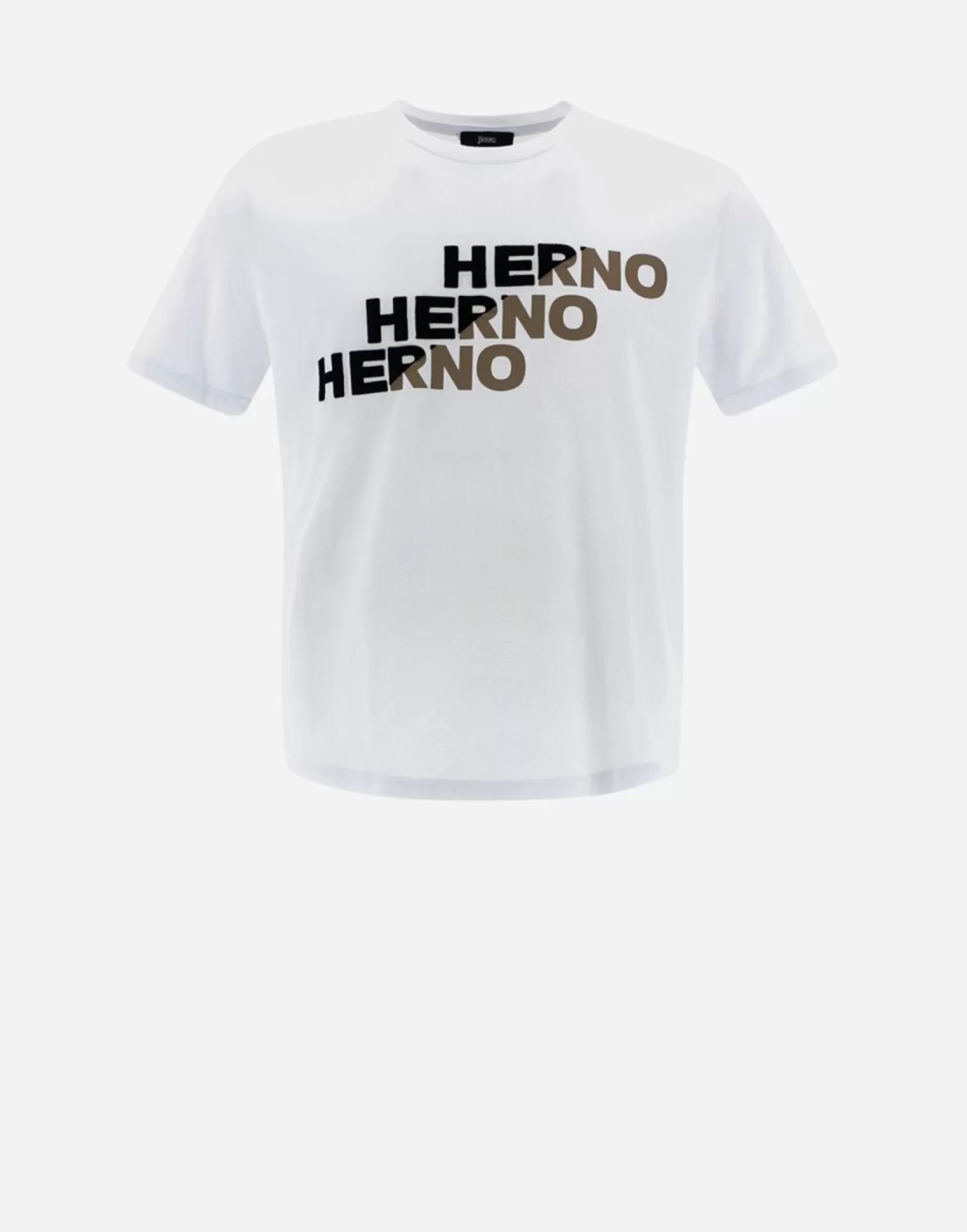 Herno T-Shirts Et Polos>T-Shirt In Compact Jersey White